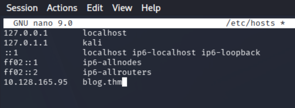 Configuración de /etc/hosts